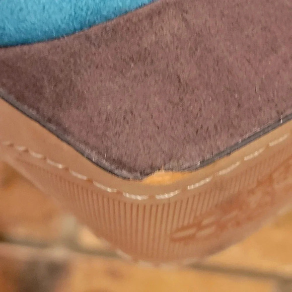 Vince Camuto Jorgie Platform Heel Suede Patent Leather Wmns 10 - Picture 10 of 15